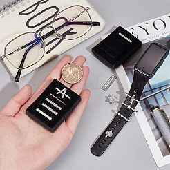 10Pcs Moon & Letter Alloy Watch Band Charms&nbsp;FIND-NB0003-20