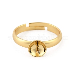 Brass Adjustable Ring Settings&nbsp;KK-A272-01A-G