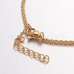 304 Stainless Steel ID Bracelets&nbsp;X-BJEW-K136-01G