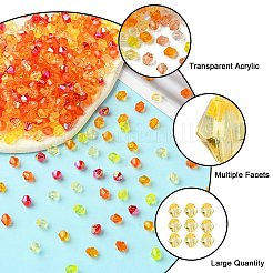 5 Styles Transparent Acrylic Beads&nbsp;TACR-YW0002-04B