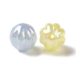 UV Plating Rainbow Iridescent ABS Plastic Glitter Beads&nbsp;KY-G025-05