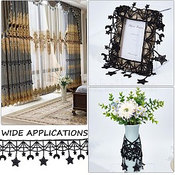 Moon Star Polyester Lace Trim&nbsp;OCOR-WH0080-56A