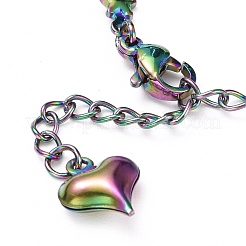 Rainbow Color 304 Stainless Steel Bracelet Making&nbsp;STAS-L248-008M