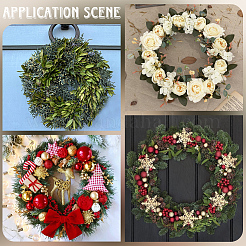 Wooden Wreath Frames for Crafts with Pre-Cut Holes&nbsp;WOOD-WH20008-14