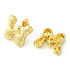 Rack Plating Brass Earrings&nbsp;EJEW-S222-01G-W