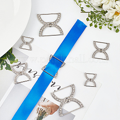 12Pcs 3 Styles Alloy Rhinestone Underwear Strap Adjustment Buckles&nbsp;FIND-WR0010-52