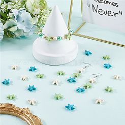 150Pcs 3 Styles Dyed Synthetic Turquoise Beads&nbsp;G-SC0003-51