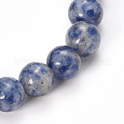 Natural Sodalite Beaded Stretch Bracelets&nbsp;BJEW-Q692-35-10mm