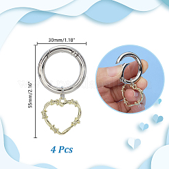 4Pcs Alloy Shoes Charms&nbsp;HJEW-AR00018