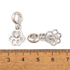 Rack Plating Alloy European Dangle Charms&nbsp;FIND-C055-16P