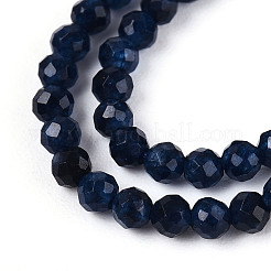 Dyed Natural Sapphire Beads Strands&nbsp;G-T143-05