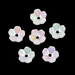 UV Plating Opaque Acrylic Bead Cap&nbsp;OACR-K001-45