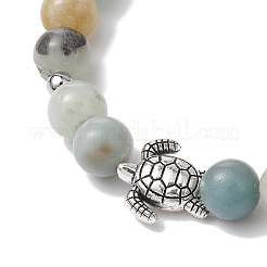 4Pcs 4 Styles Gemstone Beaded Stretch Bracelets&nbsp;BJEW-JB11100