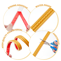 PVC Self-adhesive Flexible Molding Trim&nbsp;DIY-WH0671-023A
