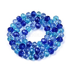 Transparent Glass Beads Strands&nbsp;GLAA-T023-09F