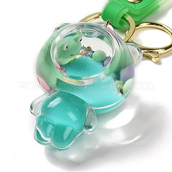 Mixed Bottle Acrylic Pendant Keychain Decoration&nbsp;KEYC-D018-07