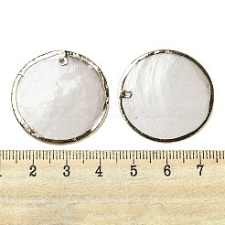 Natural Capiz Shell Pendants&nbsp;BSHE-Z005-09