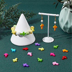 300Pcs Opaque Acrylic Beads&nbsp;SACR-SP0001-03