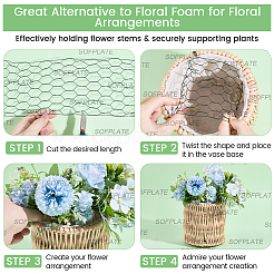 1Pc Iron Floral Wire Netting&nbsp;AJEW-SP0004-26