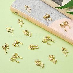 4Pcs Brass Micro Pave Cubic Zirconia Pendants&nbsp;KK-SZ0002-79A