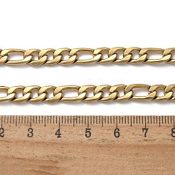 304 Stainless Steel Figaro Chain Necklaces&nbsp;NJEW-S442-02G
