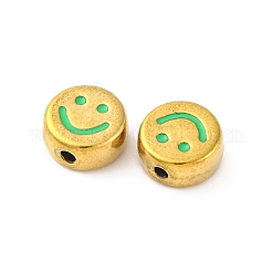 304 Stainless Steel Enamel Beads&nbsp;STAS-B085-08G-02