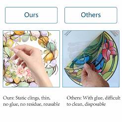 PVC Window Static Sticker&nbsp;DIY-WH0235-112