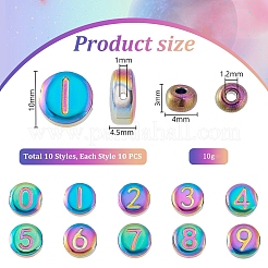 Electroplated Glass Beads and Glass Seeed Beads&nbsp;GLAA-PH0003-51