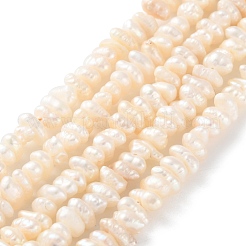 Natural Cultured Freshwater Pearl Beads Strands&nbsp;PEAR-I007-02K-01C