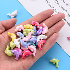 Opaque Acrylic Beads&nbsp;X-TACR-S153-34I