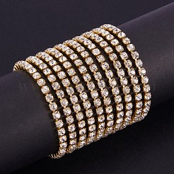 Brass Rhinestone Strass Chains&nbsp;CHC-T001-SS18-01C
