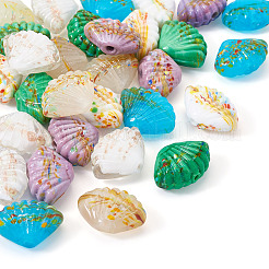 30Pcs 6 Colors Handmade Lampwork Beads&nbsp;LAMP-TA0001-53