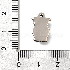 Retro 304 Stainless Steel Pendants&nbsp;STAS-L284-10AS