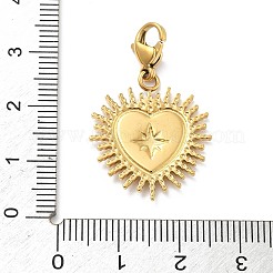 304 Stainless Steel Enamel Pendant Decoration&nbsp;STAS-L283-41G