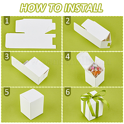 120Pcs Kraft Paper Box&nbsp;CON-BC0007-26
