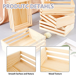 Wood Storage Basket&nbsp;AJEW-WH0696-752
