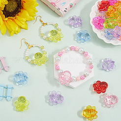 80pcsTransparent Acrylic Beads&nbsp;TACR-SC0001-39