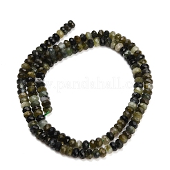 Natural Green Tourmaline Beads Strands&nbsp;GG-CBA77FB-C03-02