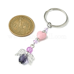 Glass & Acrylic Pendant Keychain&nbsp;KEYC-JKC00642-02
