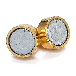 Brass Magnetic Clasps with Loops&nbsp;KK-O134-14G