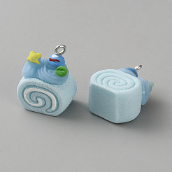 Opaque Resin Pendants&nbsp;RESI-CJC0028-05P-04