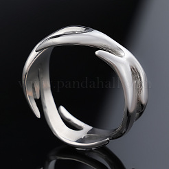 Fire Shaped 304 Stainless Steel Finger Rings&nbsp;FS-WG492AF-02