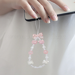 1Pc Plastic Cat Mobile Straps&nbsp;HJEW-LP0002-32