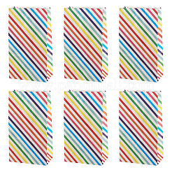 12Pcs Rainbow Color Rectangle Paper Candy Bags&nbsp;ABAG-TA0002-34B