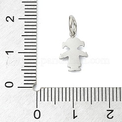 304 Stainless Steel Rhinestone Pendants&nbsp;STAS-A145-04I-P