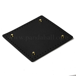 PU Leather Sqaque Long Bottom for Knitting Bag&nbsp;DIY-K079-02C