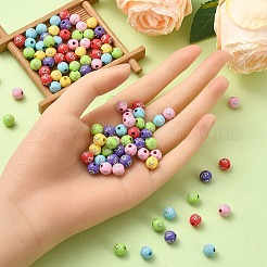Plating Acrylic Beads&nbsp;PACR-YW0001-18