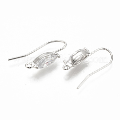 Brass Earring Hooks&nbsp;KK-S345-212P