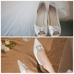 2Pcs Alloy Shoe Shoe Clips&nbsp;FIND-GF0002-81