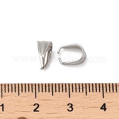 Non-Tarnish 201 Stainless Steel Snap on Bails&nbsp;STAS-C080-04P